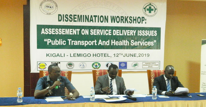 Dissemination Workshop for Assessment conducted on Service delivery in Public Transport in Kigali