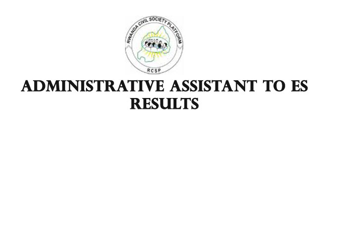 ADMINISTRATIVE ASSISTANT TO ES RESULTS